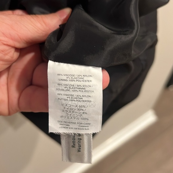 J. Crew Black Long Sleeve Dress - Picture 3 of 6